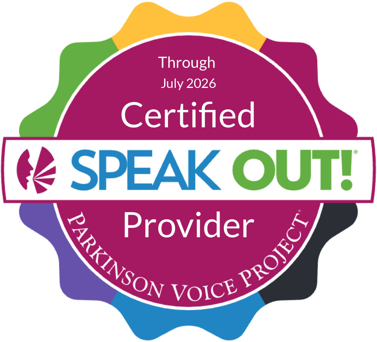 Certified SPEAK OUT! Provider through July 2026 — Parkinson Voice Project